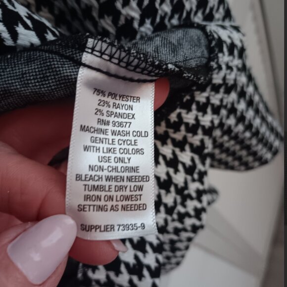 Women's Liz Clairborne Houndstooth Blazer, NWOT - Picture 4 of 5